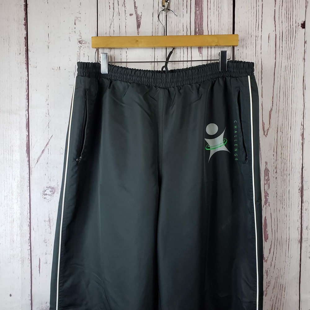 North End Basketball Pants Mens Size XL Pull On Tie Closure Pockets Black